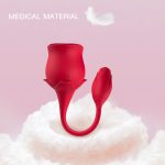 2-in-1 Rose Clit Sucker With Bud Vibrator - Image 2