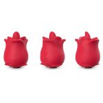 Rose-Shaped Clitoral Vibrator With Tongue - Image 7
