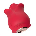 Rose-Shaped Clitoral Vibrator With Tongue - Image 2