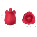 Rose-Shaped Clitoral Vibrator With Tongue - Image 3
