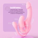 Clit Anal Vibrator G-Spot Dildo Strap On - Image 4