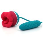 Big Mouth 3in1 Rose Shaped Thrusting Vibrator - Image 11