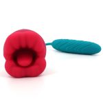 Big Mouth 3in1 Rose Shaped Thrusting Vibrator - Image 2