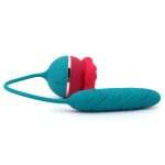 Big Mouth 3in1 Rose Shaped Thrusting Vibrator - Image 3