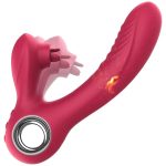 Three Tongue Licker Dildo Vibrator - Image 6