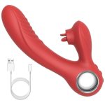 Three Tongue Licker Dildo Vibrator - Image 8