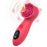 LCD Display 9 Tapping Modes Rose Clit Vibrator - Image 4