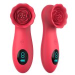 LCD Display 9 Tapping Modes Rose Clit Vibrator - Image 5