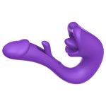 3-in-1 Tongue Slap Dildo Vibrator - Image 2