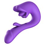3-in-1 Tongue Slap Dildo Vibrator - Image 4