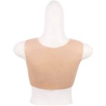 Round Collar Crossdresser Breast Forms - Silicone