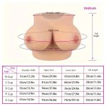 Round Collar Crossdresser Breast Forms - Silicone - Image 5