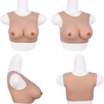 Round Collar Crossdresser Breast Forms - Cotton