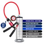 Penis Pump with Scissor Handle and Pressure Gauge - 9 in Cup - Image 6