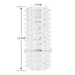 Clear Textured Pleasure Enhancing Male Stroker - Image 2