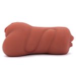 Double Hole Mouth & Pussy Stroker - Brown - Image 7