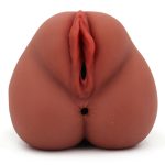 Double Hole Mouth & Pussy Stroker - Brown - Image 4