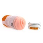 Qing Series Pocket Masturbation Vagina - Orange - Image 3
