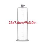 Cylinder For Vacuum Masturbation Pumps - 6 Size - Image 4