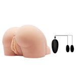 Vagina & Anal Lifelike Vibrating Ass With T Back - Image 4