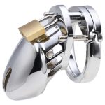 Steel Male Padlock CB6000S Chastity Cage Device - Small - Image 6