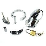 Steel Male Padlock CB6000S Chastity Cage Device - Small - Image 5