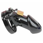 CB6000 Male Chastity Device Cock Cage - Balck - Image 6