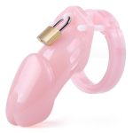 CB-6000 Male Chastity Cage - Pink - Image 6