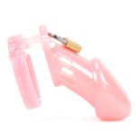CB-6000 Male Chastity Cage - Pink - Image 5