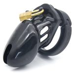 CB-6000S Short Male Chastity Cage - Balck - Image 6