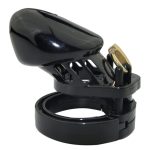 CB-6000S Short Male Chastity Cage - Balck - Image 2