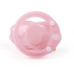 CB-6000S Short Male Chastity Cage - Pink - Image 5