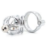 Master Series Asylum 4 Stainless Steel Chastity Cage - Image 8