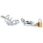 Master Series Asylum 4 Stainless Steel Chastity Cage - Image 9