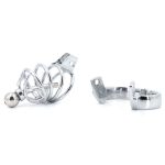 Master Series Asylum 4 Stainless Steel Chastity Cage - Image 10