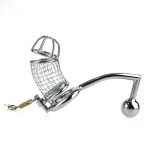 Master Series Deluxe Chastity Cage With Anal Intruder - Image 3