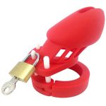 Silicone CB6000s Chastity Devices In Pink/Green/White/Flesh/Red - Image 2