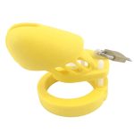 Silicone CB6000s Chastity Devices In Brown/Purple/Yellow