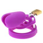 Silicone CB6000s Chastity Devices In Brown/Purple/Yellow - Image 3