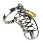 Metal Male CB Restraint device Penis Chastity Cage - Image 6