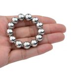 Meridian Stainless Steel Beaded Cock Rings - Image 3