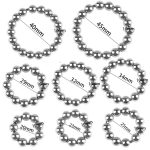 Meridian Stainless Steel Beaded Cock Rings - Image 4