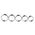 Chrome Stainless Steel Cock Ring - 1.5cm Height - Image 2