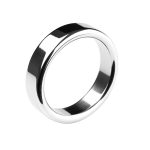 Chrome Stainless Steel Cock Ring - 1.5cm Height - Image 3