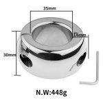 Heavy Bondage Stainless Steel Ball Stretching -Screw - Image 2