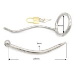 Hard Up Locking Penis Plug Chastity - Image 5