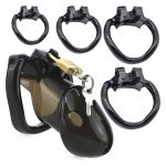 Rikers Locking Chastity Device - Black - Image 9