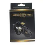 Rikers Locking Chastity Device - Black - Image 3