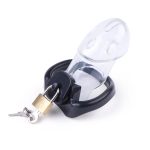 Rikers Locking Chastity Device - Transparen - Image 7