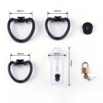 Rikers Locking Chastity Device - Transparen - Image 9